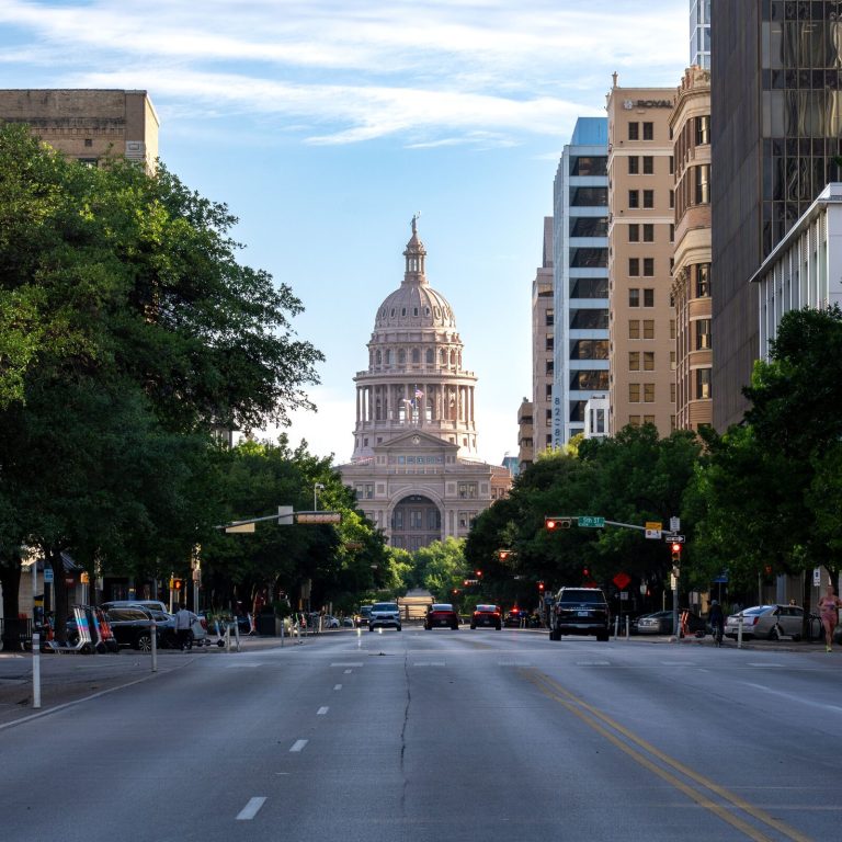 Custom crating and freight shipping services near the Texas State Capitol in Downtown Austin, TX.